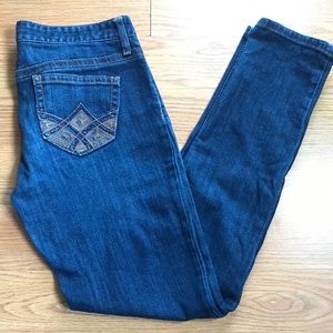 Decree super skinny dark jeans
